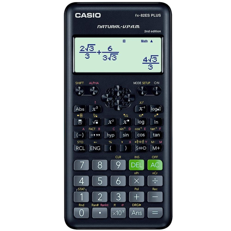 CALCULADORA CIENTIFICA CASIO FX 82 ES PLUS 2ND EDITION 252 FUNCOES