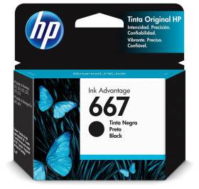 CARTUCHO HP 667 2ML PRETO 3YM79AB 2376/2776/6476