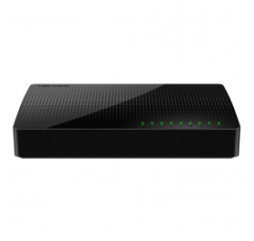 SWITCH 8 PORTAS TENDA SG108 GIGABIT 10/100/1000 MESA PRETO (HUB)