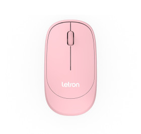 MOUSE SEM FIO LETRON COLOR FIT 1000 DPI ROSA 1709 R8 - S/PILHA
