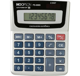 CALCULADORA DE MESA 8 DIGITOS HOOPSON PS-8985