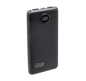 BATERIA PORTATIL I2GO V2 PRO SERIES 10.000MAH 20W PRETA PROBAT017