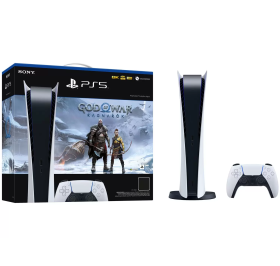 CONSOLE PS5 SONY SSD 825GB BRANCO DIGITAL + GOD OF WAR RAGNAROK