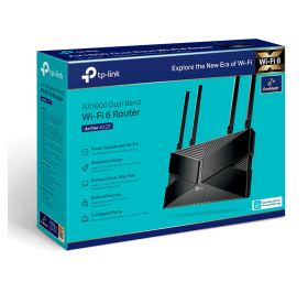 ROTEADOR TP-LINK EX220 AX1800 WI-FI 6 DUAL BAND GIGABIT MU-MIMO 4 ANTENAS