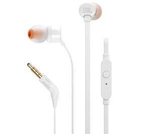 FONE DE OUVIDO AURICULAR P3 MICROFONE JBL T110 BRANCO JBLT110WHT