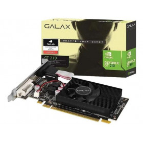 Placa de Vídeo 1GB DDR3 64 Bit Geforce GT210 Galax