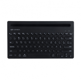 Teclado Bluetooth Mini C3 Tech Multi-Device Preto K-BT200BK