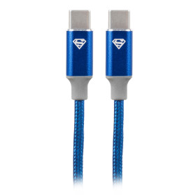 CABO USB-C PARA USB-C DC MOBILE SUPERMAN 1.50MT 2.4A 12W 5+ 