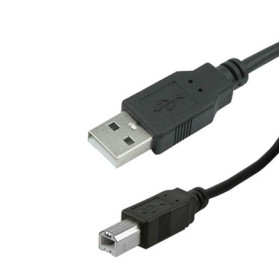 CABO USB 2.0 AM/BM 2MT 5+ PRETO - IMPRESSORAS