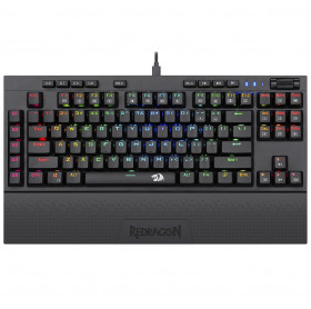 TECLADO USB GAMER REDRAGON BROADSWORD PRO MECANICO PTO SWITCH AZUL K588RGB-PRO