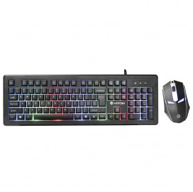 TECLADO E MOUSE USB GAMER HAYOM TC3212 PRETO