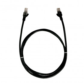 CABO DE REDE PATCH CORD CAT.5E 10MT PRETO PLUSCABLE PC-ETHU100BK