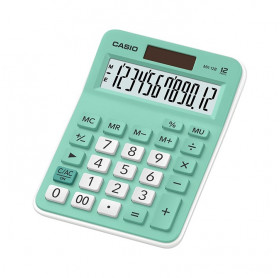 CALCULADORA DE MESA 12 DIGITOS VERDE CASIO MX-12B-GN