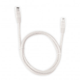 CABO DE REDE PATCH CORD CAT.5E 10MT BRANCO PLUSCABLE PC-ETHU100WH