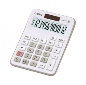 CALCULADORA DE MESA 12 DIGITOS BRANCA CASIO MX-12B-WE