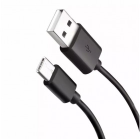 CABO USB MACHO PARA TIPO-C 1.0MT PRETO GVBRASIL CBU.1401 - SMARTPHONES