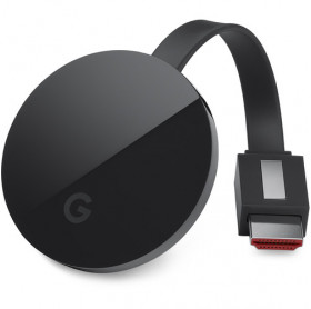 ADAPTADOR HDMI GOOGLE CHROMECAST ULTRA 4K HDR PARA TRANSMISSAO NA TV 