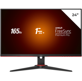 MONITOR VA 24 AOC VIPER 24G2SE GAMER FHD WIDE 165HZ 1MS VGA HDMI DP