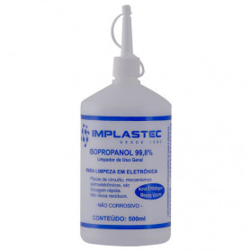 ALCOOL ISOPROPANOL 500 ML 99,8% COM BICO GVBRASIL ALC.1084