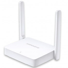 ROTEADOR WIRELESS N MERCUSYS MW301R 300MBPS 2 ANTENAS FIXAS DE 5 DBI