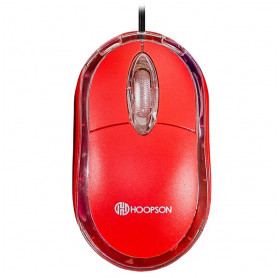 MOUSE USB HOOPSON MS-035V 800 DPI VERMELHO