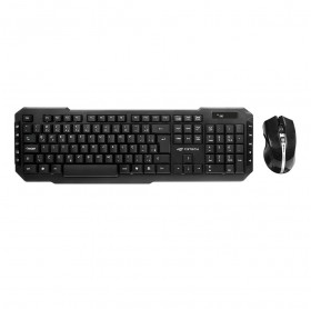 TECLADO E MOUSE SEM FIO K-W40BK C3 TECH MULTIMIDIA PRETO