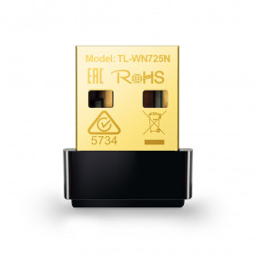 PLACA DE REDE USB NANO TP-LINK TL-WN725N WIRELESS 150MBPS 802.11G/B/N