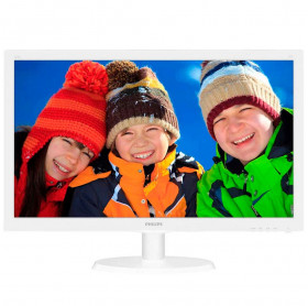 MONITOR LED 21.5 PHILIPS 223V5LHSW WIDE VGA/HDMI FULL HD VESA BRANCO 