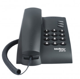 TELEFONE PLENO INTELBRAS PRETO 4080051