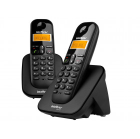 TELEFONE SEM FIO INTELBRAS TS 3112 COM ID + 1 RAMAL PRETO