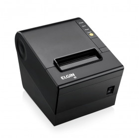 IMPRESSORA TERMICA DE CUPOM ELGIN I9 USB PRETA GUILHOTINA E SERRILHA 
