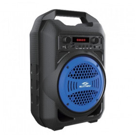 CAIXA DE SOM PORTATIL SUMAY GALLON 30W AZUL USB/MICRO SD/BLUETOOTH /RADIO/MP3