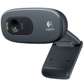 WEBCAM C270 LOGITECH 3MP HD 720P PRETA 960-000694