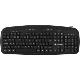 TECLADO USB MULTIMIDIA FORTREK MKL-101 PRETO