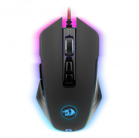 MOUSE USB GAMER REDRAGON M715 DAGGER RGB 10.000 DPI PRETO 