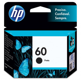 CARTUCHO HP 60 PRETO 4,5ML CC640WB F4280/D1660/F4480/F4580/C4680/C4780 