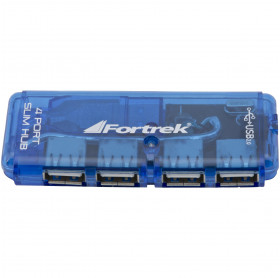 HUB USB 2.0 4 PORTAS HBU-402 FORTREK AZUL 