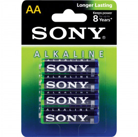 PILHA ALCALINA SONY AA C/4 AM3L-B4D 