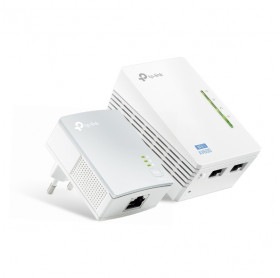 REPETIDOR DE SINAL POWERLINE TP-LINK TL-WPA4220KIT WI-FI N 300MBPS/AV 500MBPS