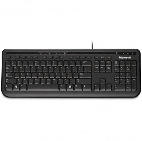 TECLADO USB ANB-00005 MICROSOFT MULTIMIDIA WIRED 600 PRETO