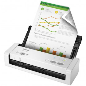 SCANNER DE MESA BROTHER ADS-1250W ADF C/20 FOLHAS 25 PPM WI-FI