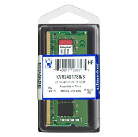 MEMORIA 8GB NOTEBOOK DDR4 2400MHZ KINGSTON KVR24S17S8/8