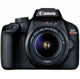 Câmera Digital Canon EOS Rebel T100 18.0MP/LCD 3/WIFI/NFC/EF-S 18-55 MM/Preta