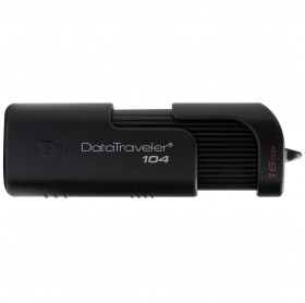 PEN DRIVE 16GB KINGSTON 104 USB 2.0 PRETO DT104/16GB