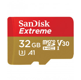 CARTÃO DE MEMORIA 32GB MICRO SDHC EXTREME 4K SANDISK C/ ADAPTADOR SDSQXAF-032G