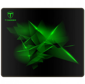 MOUSE PAD GAMER T-DAGGER T-TMP201 GEOMETRY-M 360X300X3MM PRETO/VERDE  