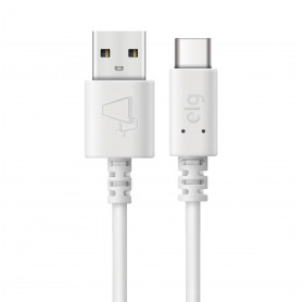 CABO USB PARA USB-C TIPO-C REVERSIVEL ELG 2.0MT BRANCO TCUSB2