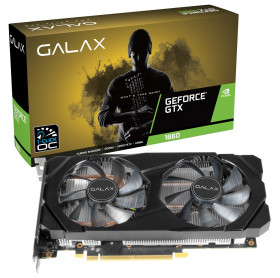 PLACA DE VIDEO 6GB GDDR5 192 BITS GEFORCE GTX1660 GALAX PCI-E 3.0 DVI/HDMI/DP 