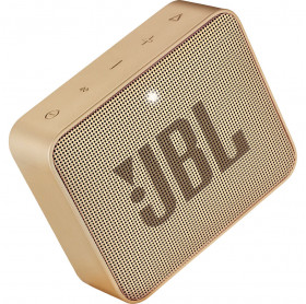 CAIXA DE SOM PORTATIL JBL GO 2 CHAMPAGNE IPX7 BT 3W JBLGO2CHAMPAGNE