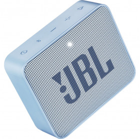 CAIXA DE SOM PORTATIL JBL GO 2 AZUL IPX7 BT 3W JBLGO2CYAN